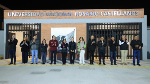 Claudia Sheinbaum y Lorena Cuéllar inauguran Universidad “Rosario Castellanos” en Teolocholco