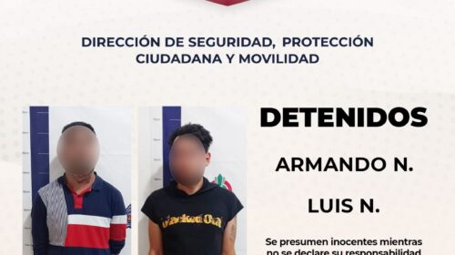 Detiene policía municipal de Tlaxcala a dos hombres por riña en Guillermo Valle