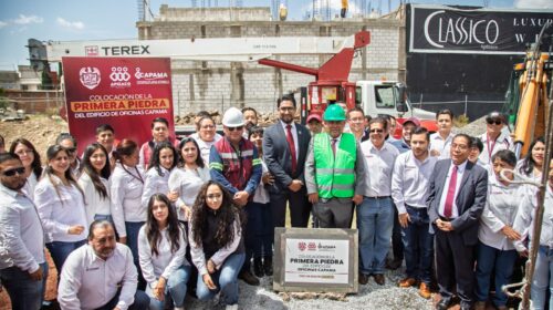 Javier Rivera inicia obra de casi 25 mdp: Nuevo edificio de Capama será emblema contra la corrupción