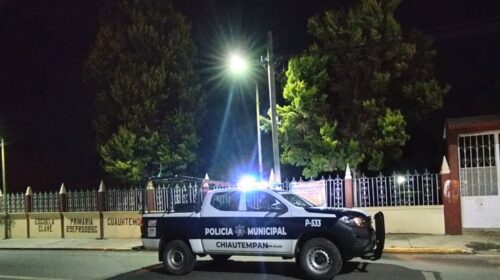 Refuerzan vigilancia en escuelas de Chiautempan para prevenir incidentes y proteger planteles