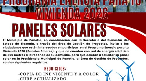 ¿Quieres luz GRATIS del sol en tu casa? 👀 El Ayuntamiento de Panotla ya abrió inscripciones para paneles solares