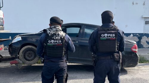 Resultados contundentes en seguridad: recupera Policía Municipal de Huamantla vehículo robado