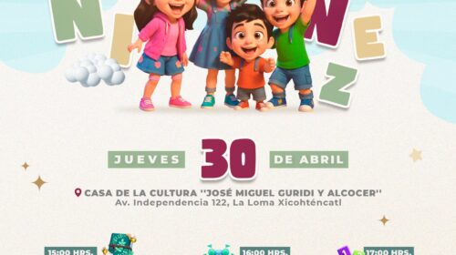 Invita ayuntamiento de Tlaxcala a celebrar el Día de la Niñez en la Casa de la Cultura