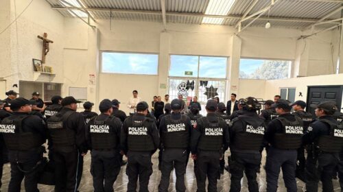 Recursos públicos no se escatiman para seguir fortaleciendo la seguridad en Tlaxco; Diana Torrejon