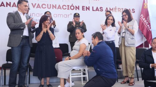 Encabeza gobernadora arranque de la Semana Nacional de Vacunación 2026