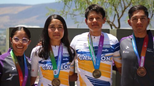 Cuatro medallas para Tlaxcala en ciclismo contrarreloj de la Olimpiada Nacional