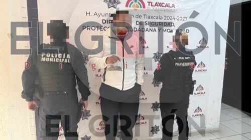 Detienen a sujeto por presunto consumo y posesión de estupefacientes en mercado de Tlaxcala