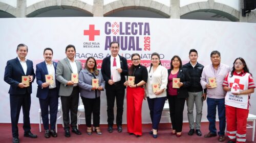 Arranca colecta de la Cruz Roja en el Congreso de Tlaxcala