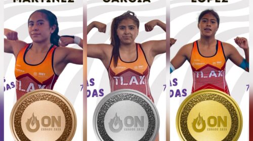 Tlaxcala gana oro, plata y bronce en luchas asociadas femenil de la Olimpiada Nacional 2026