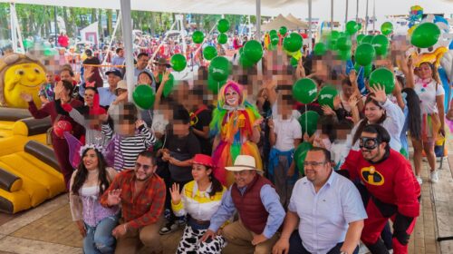 Apizaco celebra en grande a sus niñas y niños con una kermés llena de alegría, juegos y convivencia familiar
