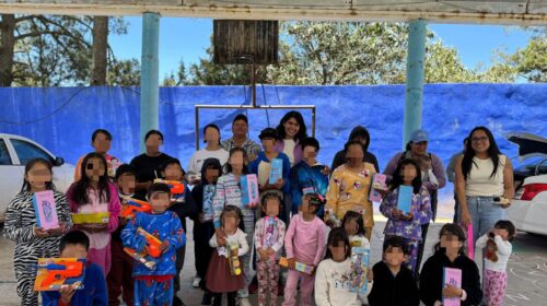“La semilla de un mundo más justo y lleno de posibilidades, está en los sueños de niñas y niños de Tlaxco”; “Torrejón
