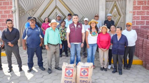 Agradecen vecinos de Atlahapa segunda visita del alcalde Alfonso Sánchez García para llevarles beneficios