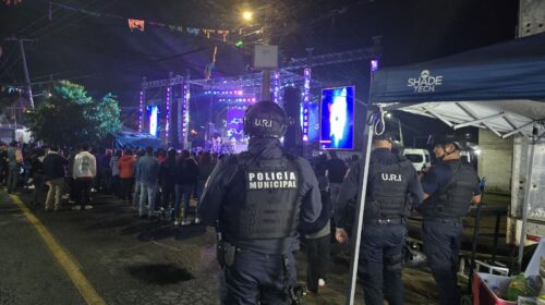 Con presencia y trabajo coordinado se mantiene la paz y el orden en bailes populares
