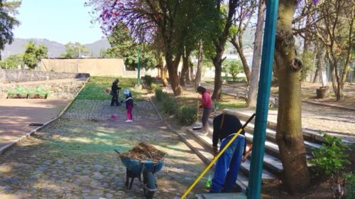 Gobierno cercano y en territorio de Alfonso Sánchez García continúa con la transformación de espacios públicos de la capital