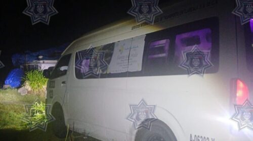 Asegura policía de Apizaco camioneta con reporte de robo