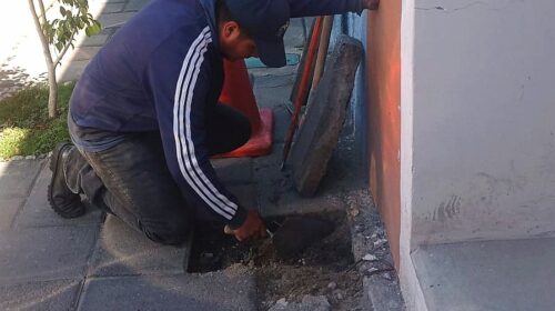 Con obras en calle Primero de Mayo, Alfonso Sánchez fortalece movilidad peatonal en la capital
