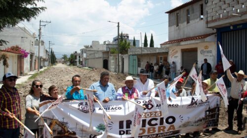 Arranca Apizaco transformación urbana con inversión histórica de más de 5.7 millones de pesos