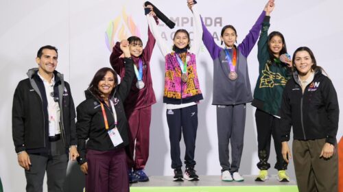 Encabeza gobernadora Lorena Cuéllar premiación de Taekwondo en la Olimpiada Nacional 2026