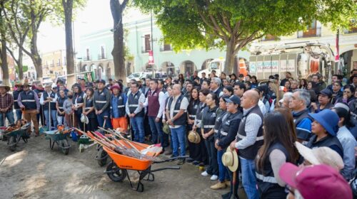 Alcalde Alfonso Sánchez García activa nuevamente brigadas para dar continuidad a labores de limpieza tras fuerte lluvia en la capital