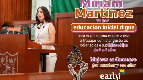 “Miriam Martínez quiere cambiarlo todo: cuidado asegurado para niños de 0 a 4 años mientras las mamás trabajan en #Tlaxcala”