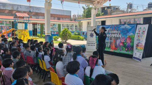 Realiza SSC actividades preventivas en preescolar de Santa Ana Nopalucan