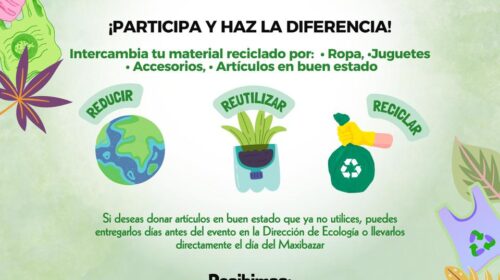 Tetlanohcan impulsa acciones ecológicas con la realización del MaxiBazar Ecológico