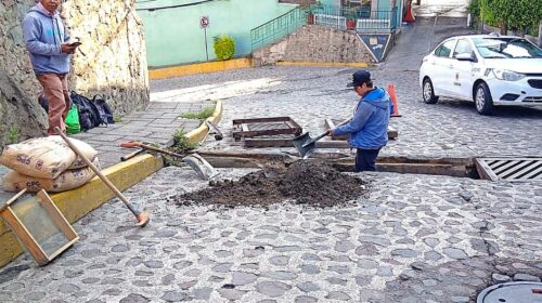Con limpieza de rejillas, gobierno de Alfonso Sánchez fortalece la prevención ante temporada de lluvias