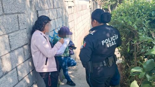 Atiende policía municipal de Tlaxcala reporte de atropellamiento en bulevar Ocotlán
