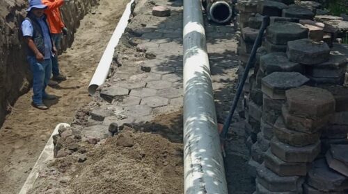 CAPAMH continúa realizando trabajos de atención y mantenimiento en distintos puntos del municipio