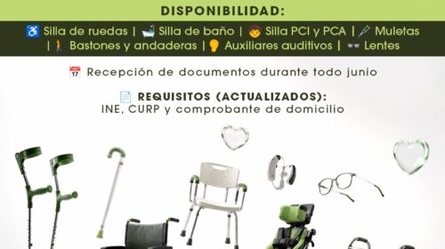 SMDIF Huamantla mantiene recepción de solicitudes para aparatos funcionales durante junio