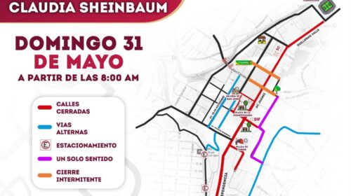 Ajustes viales temporales en el centro de Tlaxcala por informe presidencial