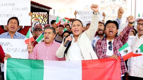 La favorita de la 4T en Tlaxcala: Ana Lilia Rivera encabeza respaldo a Sheinbaum en Zacatelco
