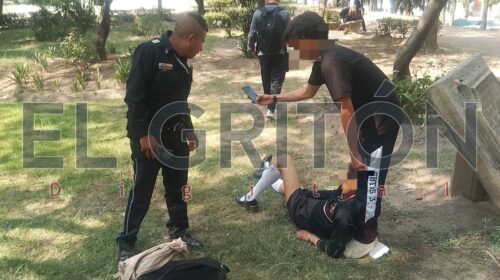 Hallan a estudiante del CBTis 3 en estado inconveniente, ” amigos” la dejan en parque Tlahuicole