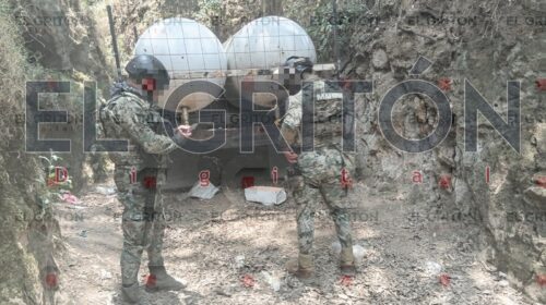 Marina y SSC aseguran camioneta huachigasera en Ixtacuixtla; presuntos delincuentes habrían escapado tras recibir pitazo