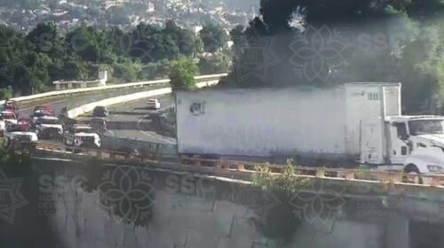 En una pronta acción, recupera SSC tractocamión con reporte de robo