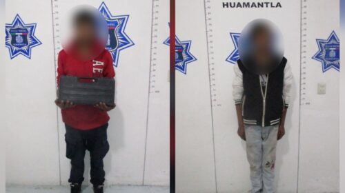 Dirección de Seguridad Pública de Huamantla logra la detención de dos presuntos responsables de robo a casa habitación