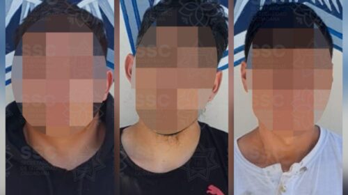 Detiene SSC y Marina a tres sujetos por portación ilegal de arma de fuego