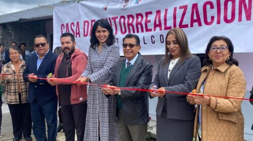 Rector de la UATx y presidenta de Tlaxco inauguran Casa de Autorrealización en Atotonilco