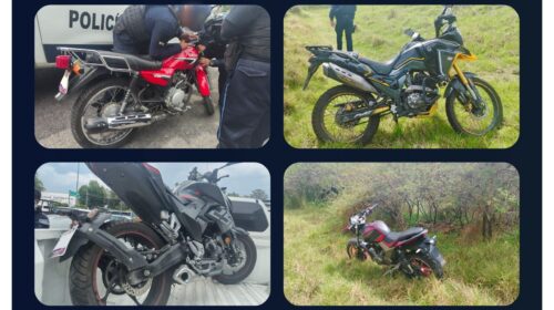 Policía de Totolac recupera cuatro motocicletas con reporte de robo en menos de una semana