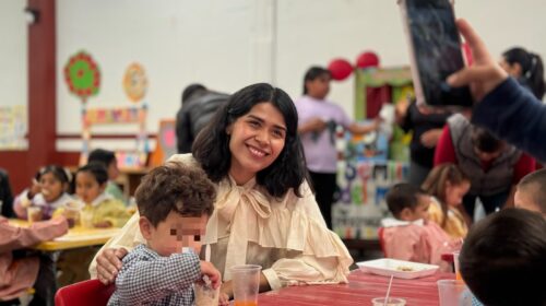 ¡Ni un niño sin escuela! Diana Torrejón habilita espacios para que continúe la educación en comunidades de Tlaxco