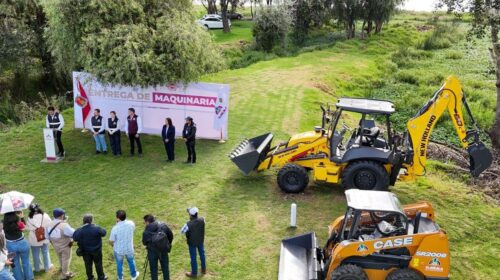 Con la entrega de nueva maquinaria para desazolve y limpieza refuerza Alfonso Sánchez la prevención en temporada de lluvia