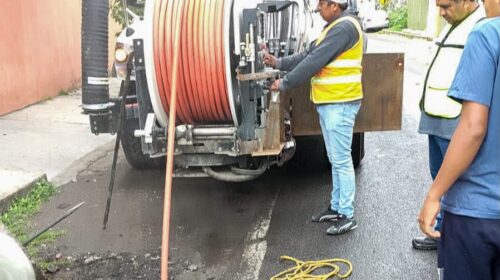 Refuerza ayuntamiento de Tlaxcala acciones preventivas para proteger a familias de la calle Zaragoza en Acuitlapilco 