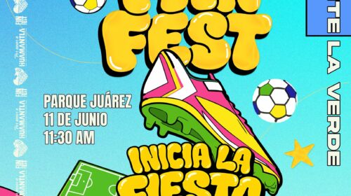 Huamantla da el silbatazo inicial a la fiesta futbolera con el fan fest Huamantla