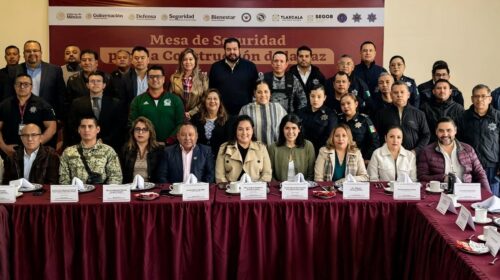 En Apizaco acuerdan cerrar el paso a la delincuencia; refuerzan blindaje de seguridad en Tlaxcala