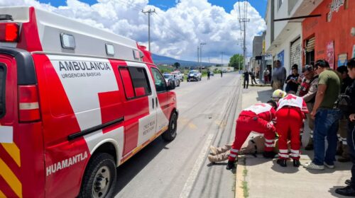 Unidad de Protección Civil de Huamantla choca cuando iba a una emergencia; todo queda en susto
