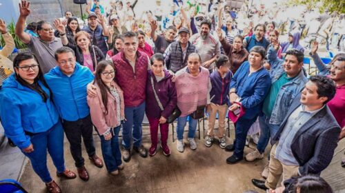 Alfonso Sánchez García comparte el Día del Padre con familias de Tlaxcala 