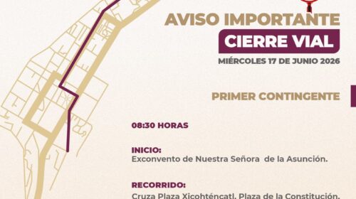 Policía municipal de Tlaxcala implementará dispositivo vial por movilizaciónes sociales este miércoles 