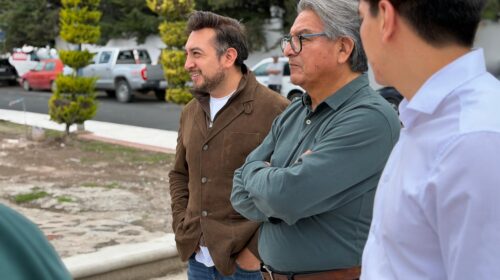 Supervisa Salvador Santos Cedillo avances de la rehabilitación integral del boulevard Yancuitlalpan