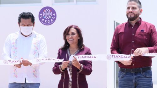 Inaugura gobernadora nuevo panteón municipal de Totolac 