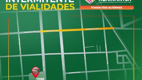 Avisa gobierno municipal sobre rehabilitación integral de la calle Abasolo